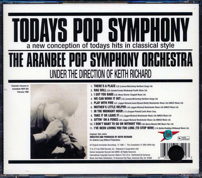 The Aranbee Pop Symphony Orchestra, Keith Richard - Todays Pop Symphony: A New Conception Of Todays Hits In Classical Style (+bonus track) (marked/ltd stock) Music CD