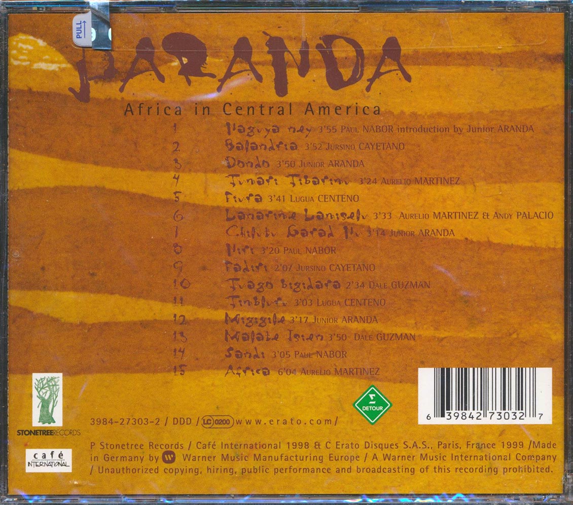 Various - Paranda: Africa In Central America Music CD