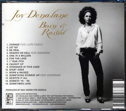 Joy Denalane - Born & Raised Music CD