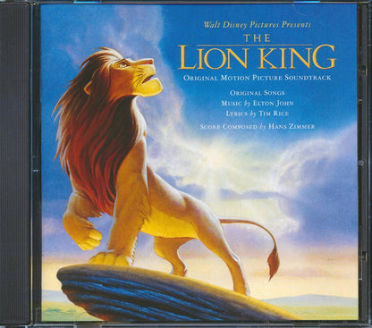 Elton John Tim Rice Hans Zimmer The Lion King Original Motion Picture Soundtrack Music CD
