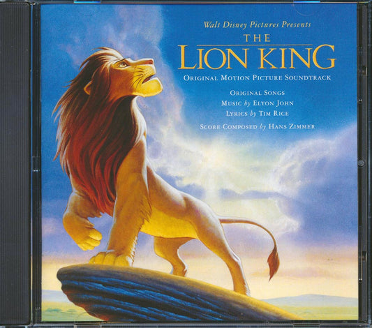Elton John Tim Rice Hans Zimmer The Lion King Original Motion Picture Soundtrack Music CD