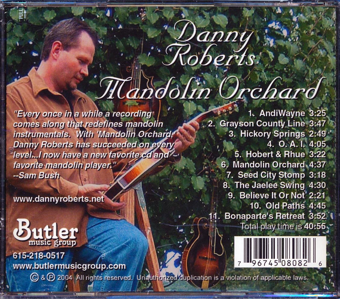 Danny Roberts - Mandolin Orchard Music CD