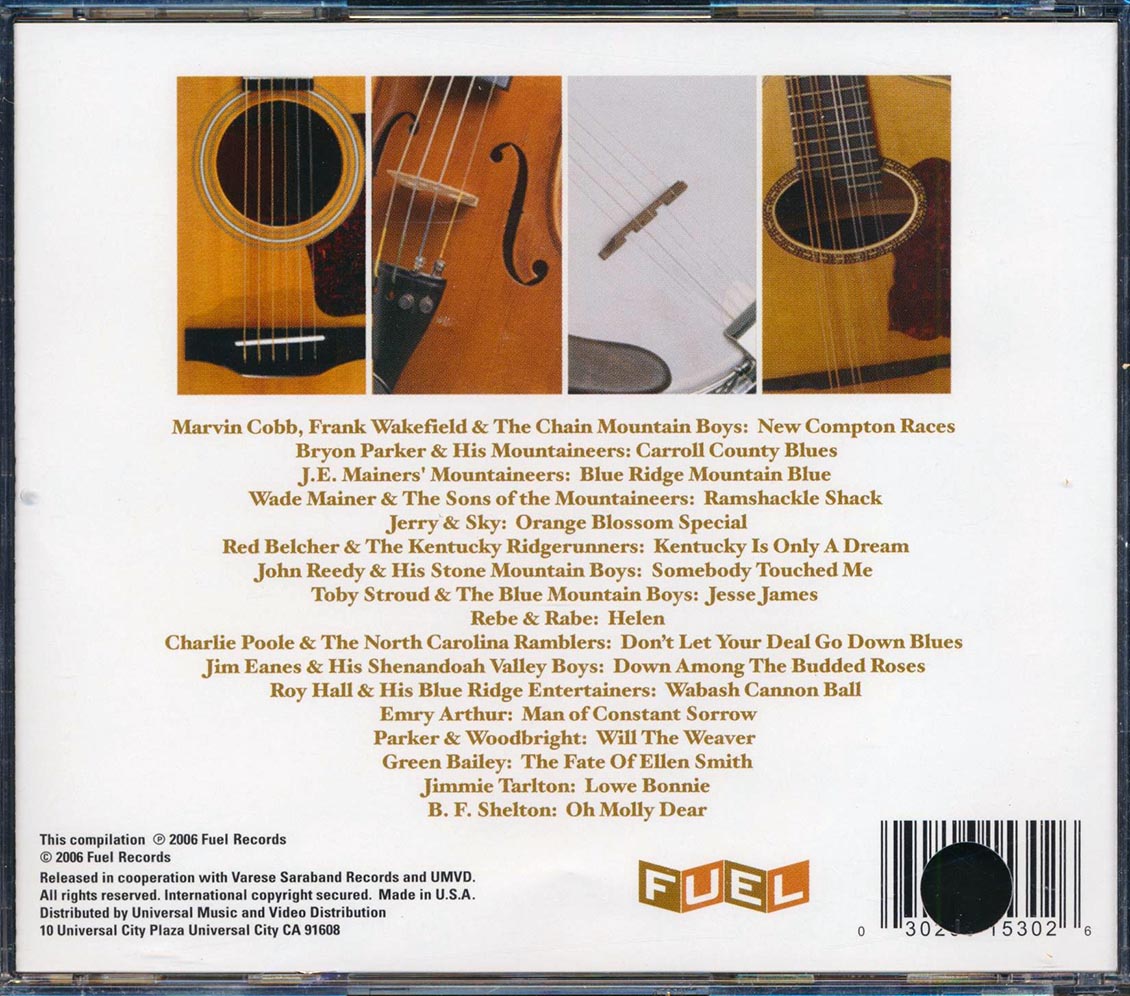 Green Bailey, Byron Parker & His Mountaineers, Ray Belcher & The Kentucky Ridgerunners, Etc. - Appalachian Heart: The Original Bluegrass Classics (marked/ltd stock) Music CD