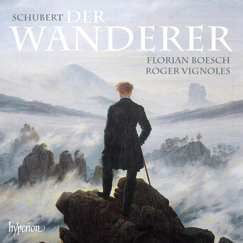 the album cover for Schubert / Boesch / Vignoles - Der Wanderer