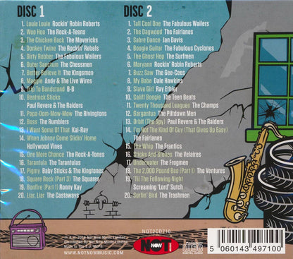Paul Revere & The Raiders, The Kingsmen, The Trashmen, The Rivingtons, Etc. - The Early Sounds Of Garage Rock (40 tracks) (2xCD) Music CD