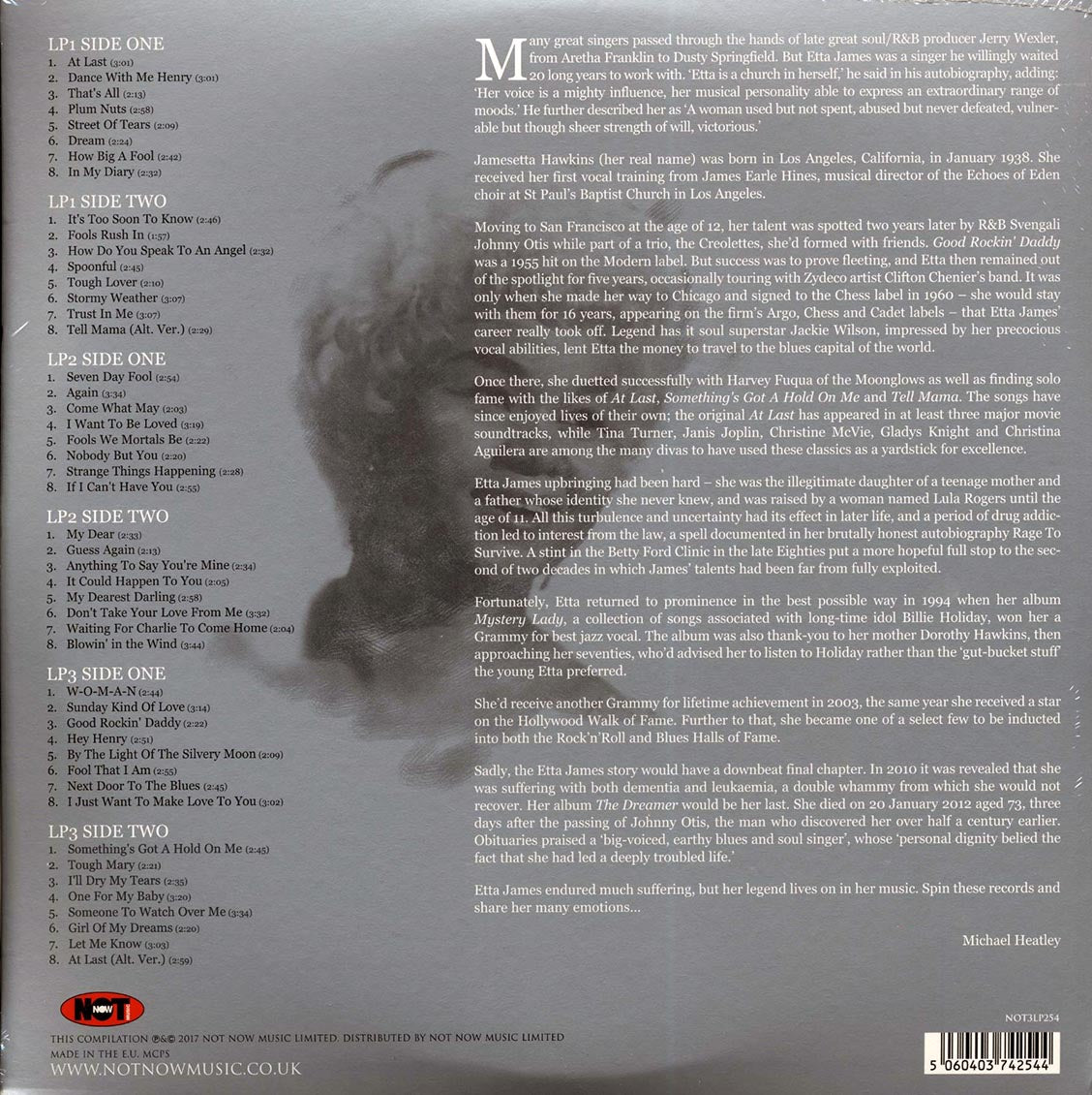 Etta James - The Platinum Collection (3xLP) (white vinyl) Vinyl Record