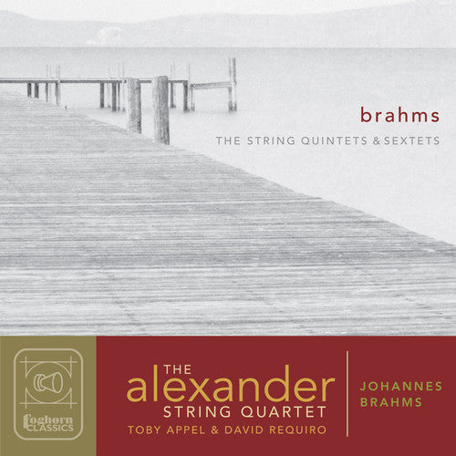 the album cover for Brahms / Alexander String Quartet / Requiro - String Quintets & Sextets [Digipak]