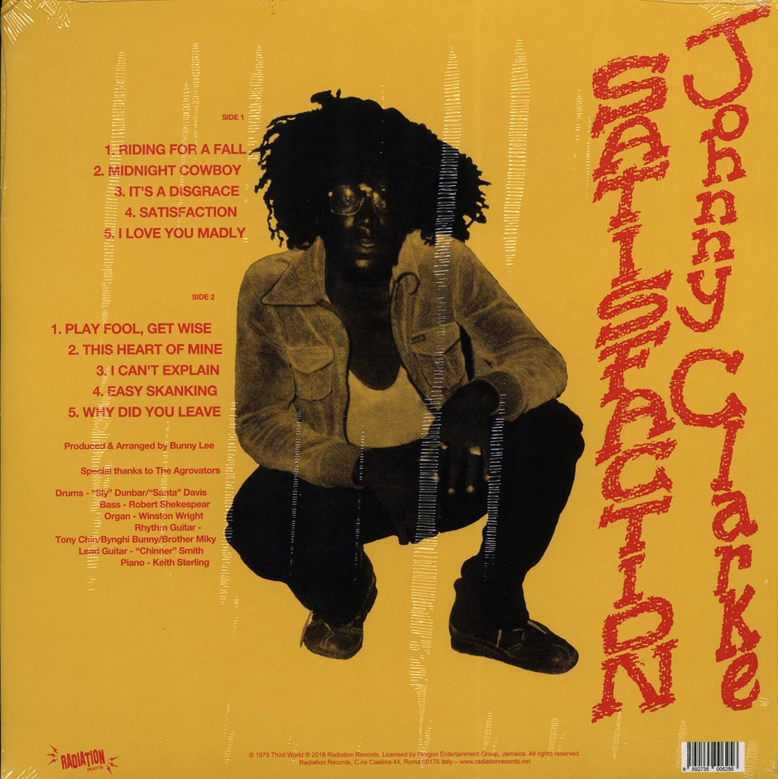 Johnny Clarke - Satisfaction Vinyl Record