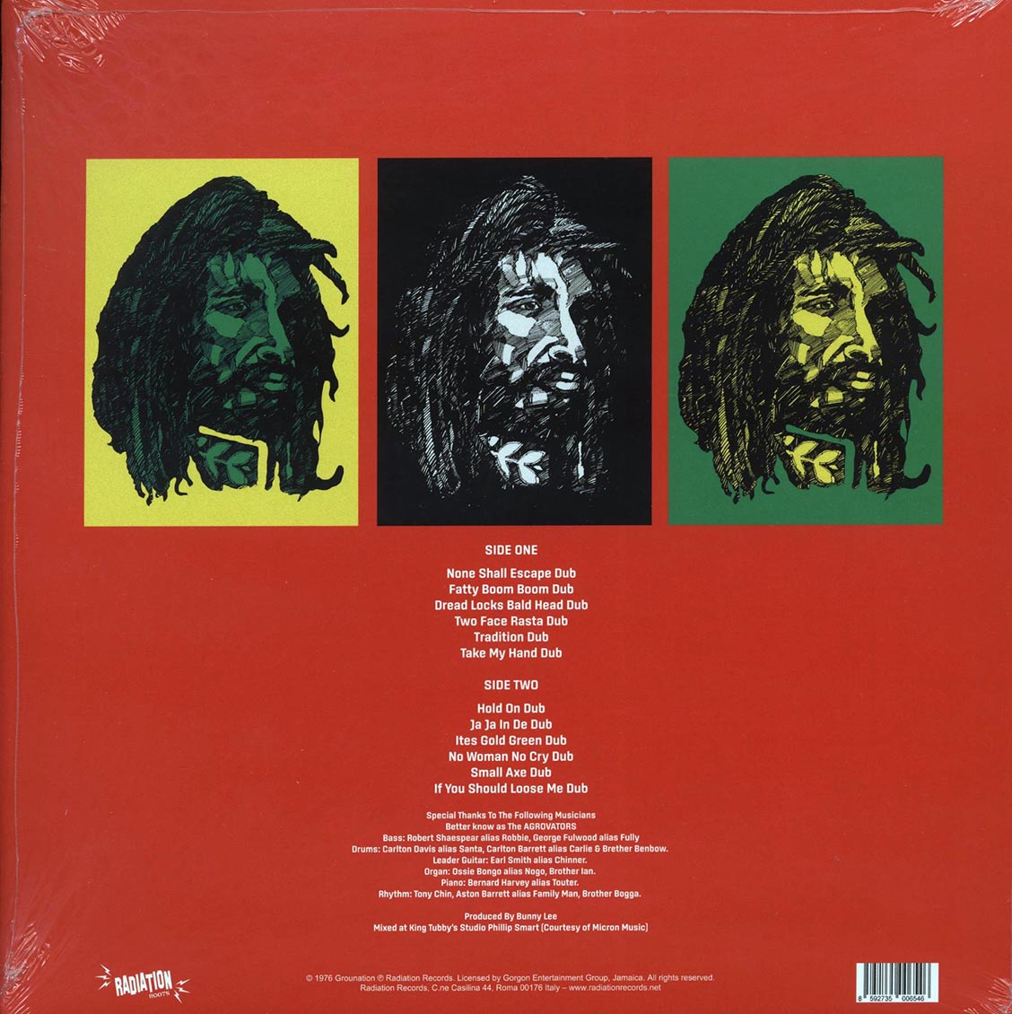 The Aggrovators - Rasta Dub 76 Vinyl Record