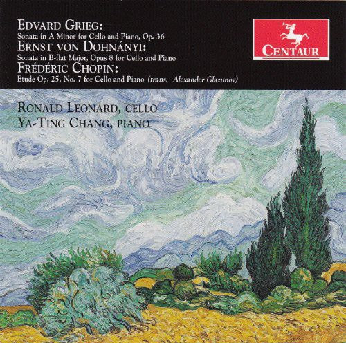 Grieg / Dohnanyi / Glazunov / Leonard / Chang - Sonata In A Minor / Sonata In B-flat Major / Etude - Music CD