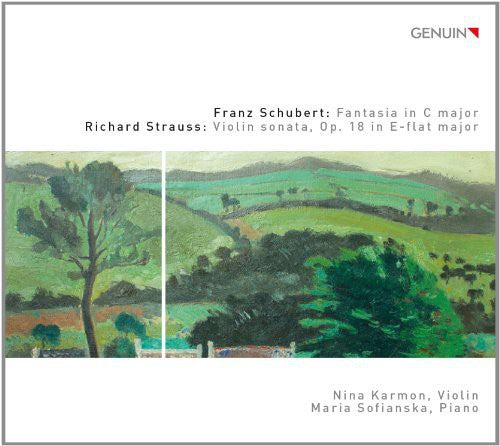the album cover for Nina Karmon - Fantasy in C Major / Violin Sonata Op. 18