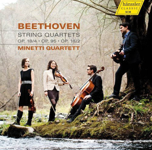 the album cover for Minetti Quartet - String Quartets Op.18/2 & Op.18/4 & Op.95
