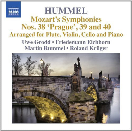 Mozart; Hummel / Grodd / Eichhorn / Rummel - Mozart's Symphonies 1: Nos. 38 Prague / 39 & 40 - Music CD