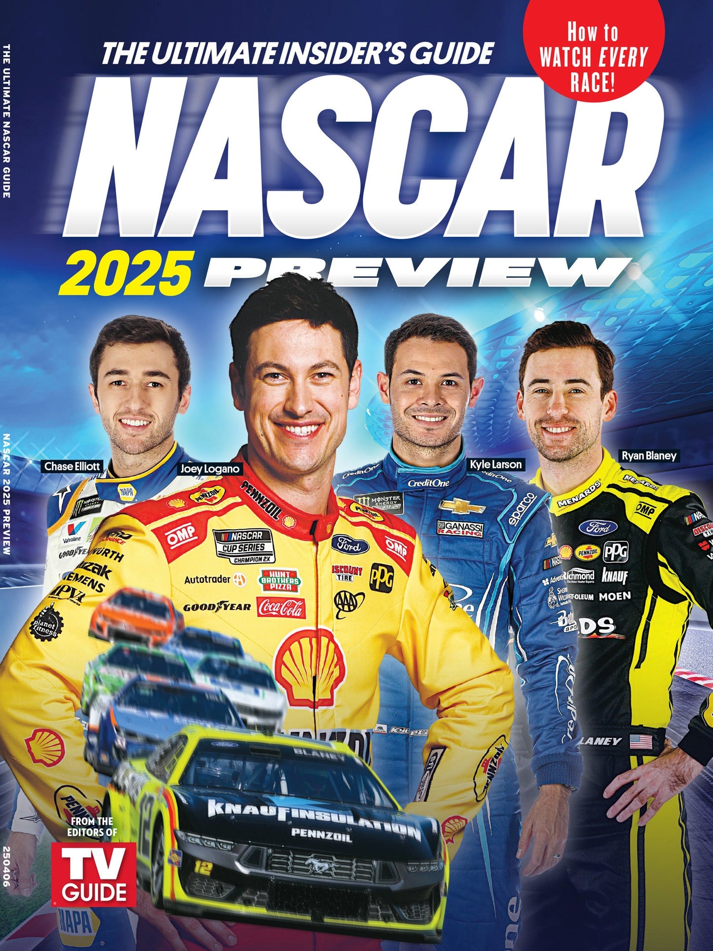 NASCAR - 2025 Ultimate Insider's Preview Guide: Join The Adrenaline-Fueled Experience, Top Drivers, Thrilling Races, Exclusive Interviews, Trivia, Comprehensive Coverage For Every NASCAR Fan & More!