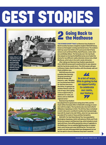 NASCAR - 2025 Ultimate Insider's Preview Guide: Join The Adrenaline-Fueled Experience, Top Drivers, Thrilling Races, Exclusive Interviews, Trivia, Comprehensive Coverage For Every NASCAR Fan & More!