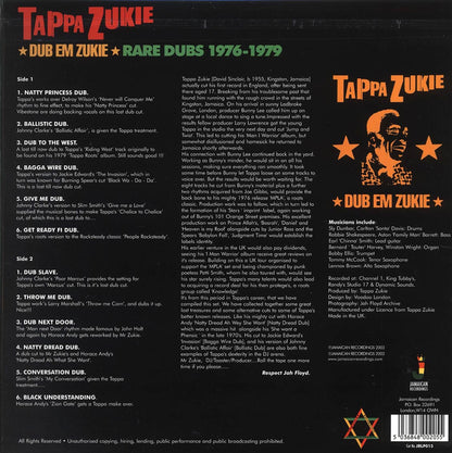 Tappa Zukie - Dub Em Zukie: Rare Dubs (180g) Vinyl Record