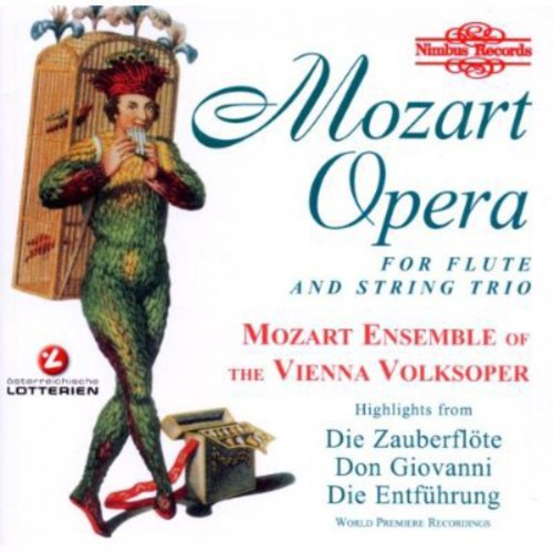 the album cover for Mozart Ensemble Of The Vienna Volksoper - Mozart Opera: For Flute & String