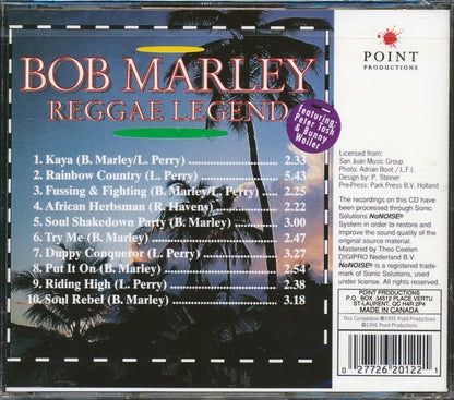 Bob Marley - Reggae Legend (remastered) Music CD