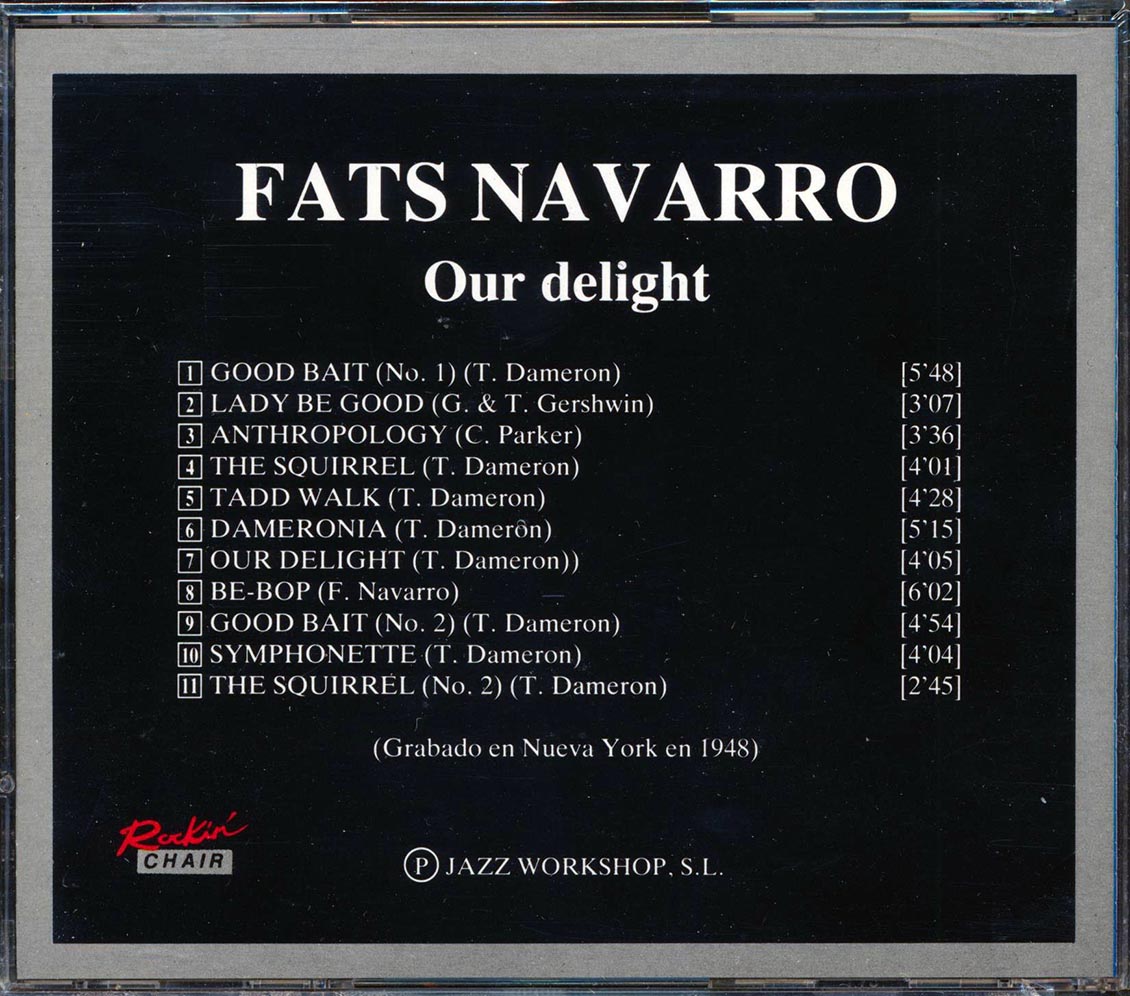 Fats Navarro - Our Delight Music CD
