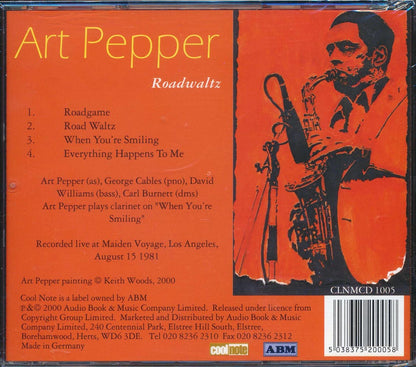 Art Pepper - Roadwaltz Music CD