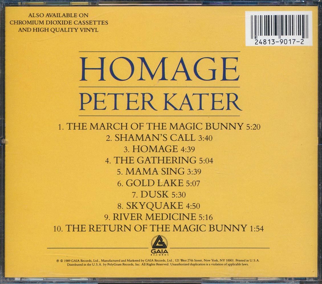 Peter Kater - Homage Music CD
