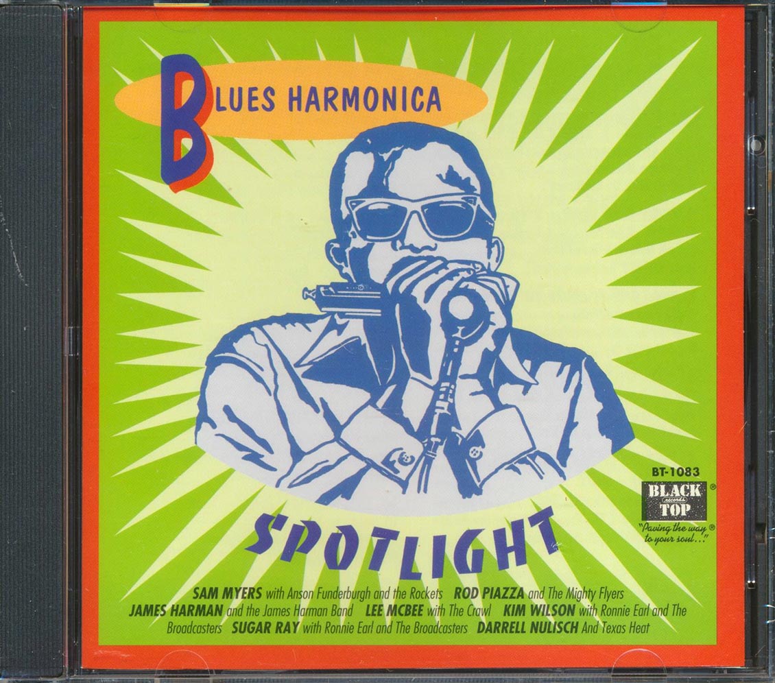 Rod Piazza & The Mighty Flyers, Sam Myers & Anson Funderburgh, Etc. - Blues Harmonica Spotlight (marked/ltd stock) Music CD