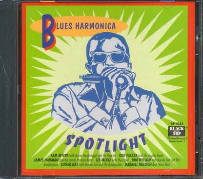 Rod Piazza & The Mighty Flyers, Sam Myers & Anson Funderburgh, Etc. - Blues Harmonica Spotlight (marked/ltd stock) Music CD