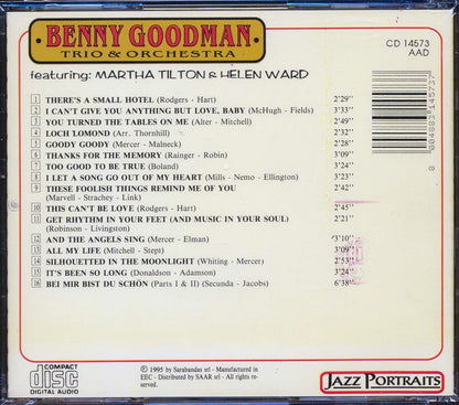 Benny Goodman - Dance & Sing With The Swinging Band Of Trio & Orchestra Music CD