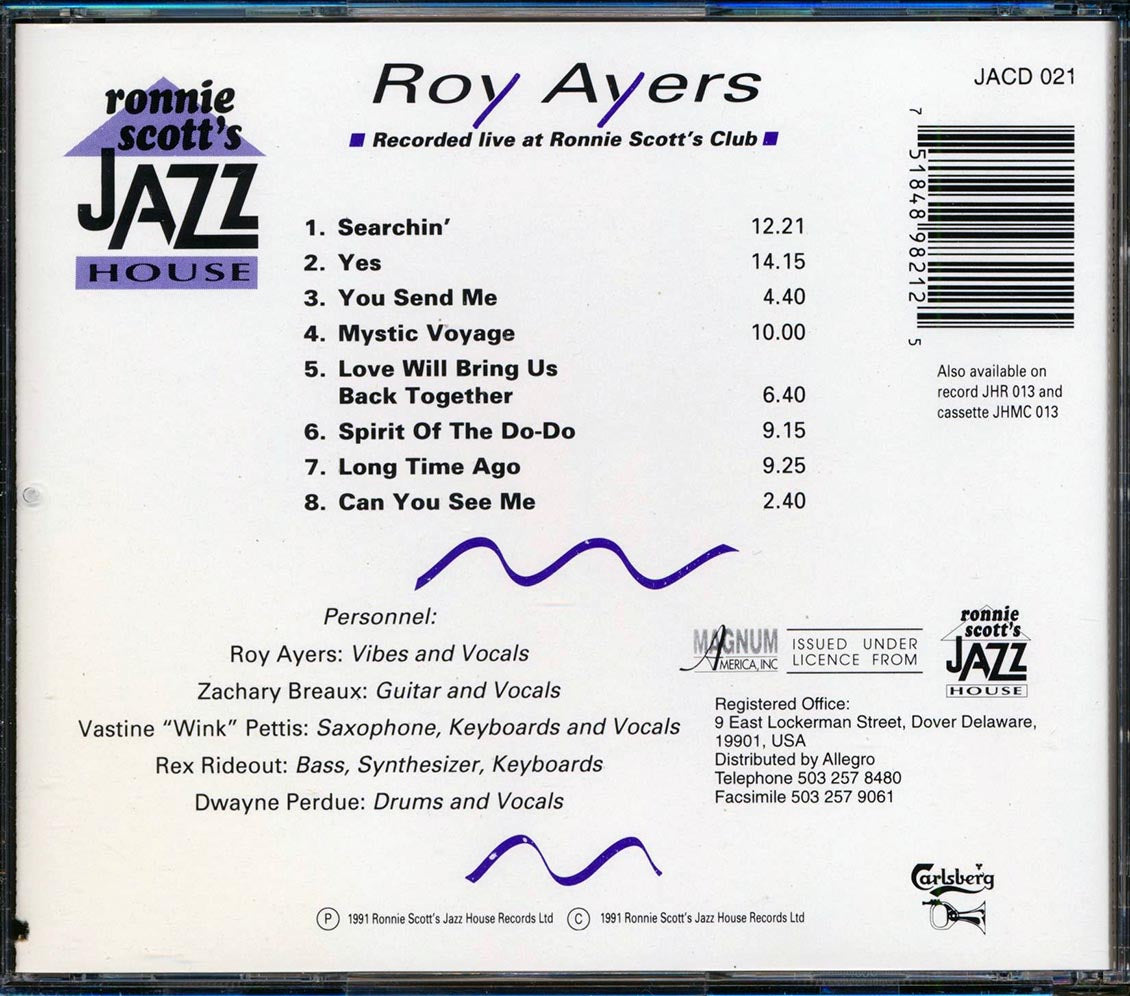 Roy Ayers - Searchin' (marked/ltd stock) Music CD
