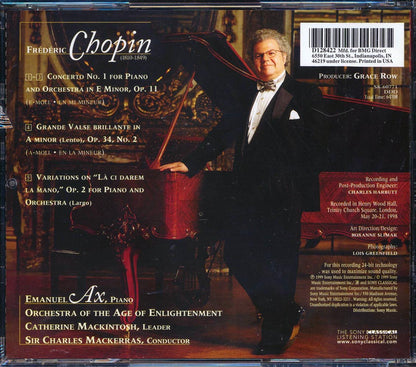 Chopin - Piano Concerto No. 1, Grande Valse Brilliante, Etc. Music CD