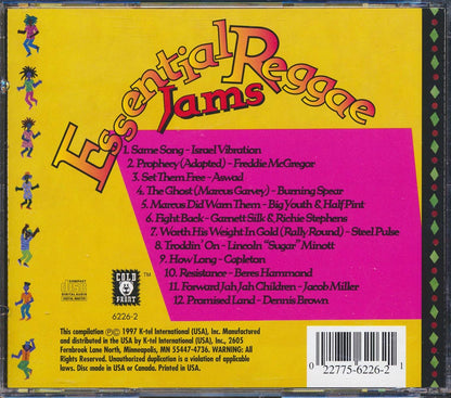 Israel Vibration, Jacob Miller, Dennis Brown, Etc. - Essential Reggae Jams Music CD