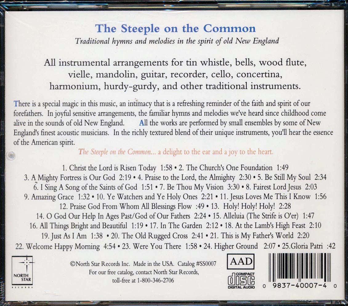 Various - The Steeple On The Common (25 tracks) Music CD