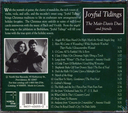 The Mair David Duo & Friends - Joyful Tidings Music CD