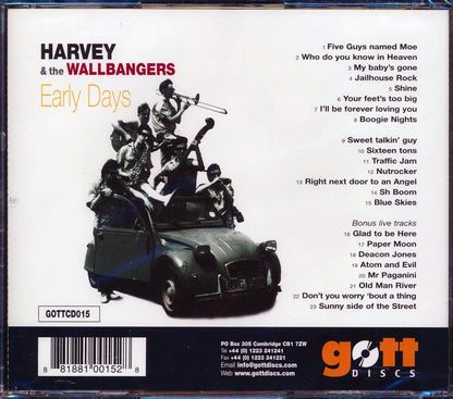 Harvey & The Wallbangers - Early Days (23 tracks) Music CD