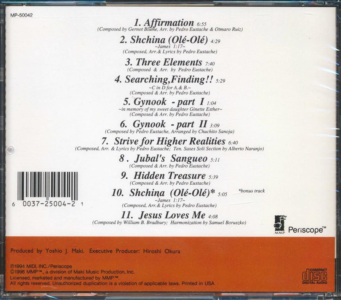 Pedro Eustache - Strive For Higher Realities (marked/ltd stock) Music CD