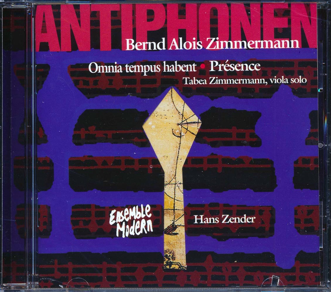 Bernd Alois Zimmermann, Tabea Zimmermann, Ensemble Modern, Hans Zender - Antiphonen / Omnia Tempus Habent / Presence Music CD