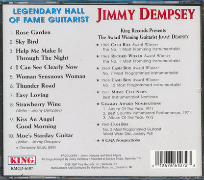 Jimmy Dempsey - Legendary Hall Of Fame Guitarist Music CD