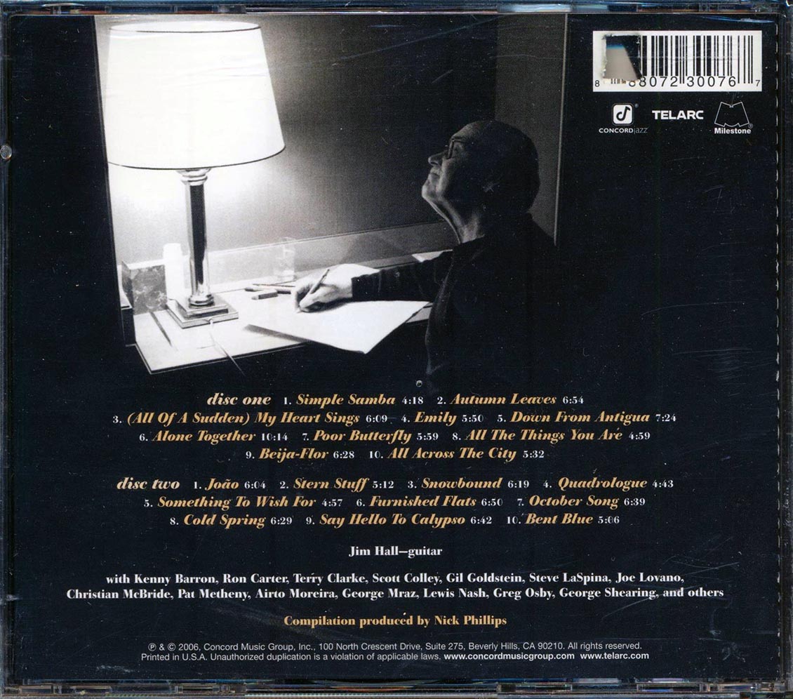 Jim Hall - Hallmarks: The Best Of Jim Hall (20 tracks) (2xCD) (marked/ltd stock) Music CD
