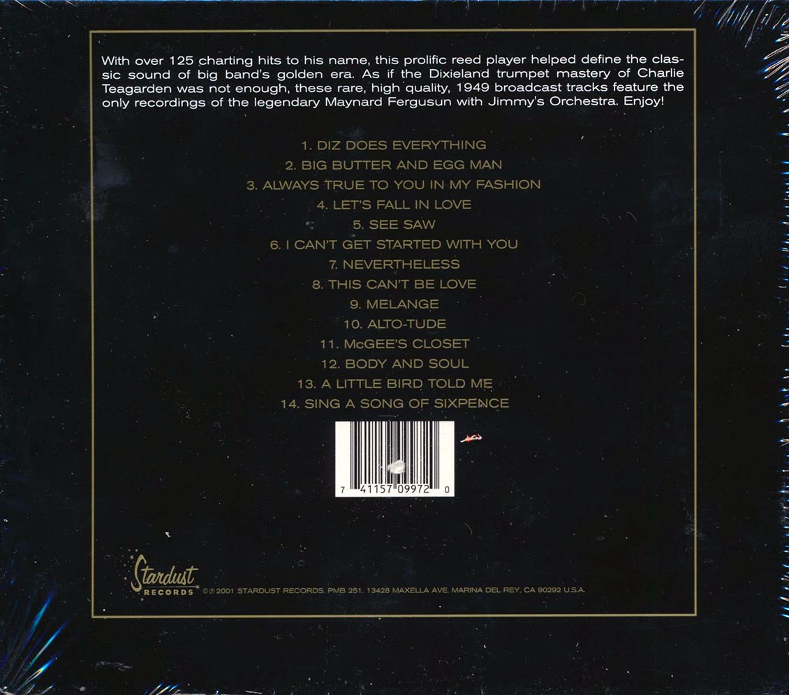 Jimmy Dorsey & His Orchestra - Golden Era (gold CD) (ltd. ed.) (marked/ltd stock) (24-bit mastering) (remastered) Music CD