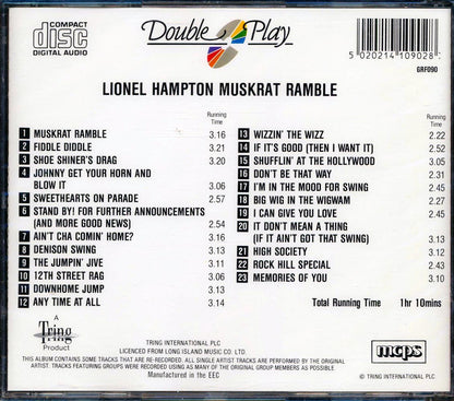 Lionel Hampton - Muskrat Ramble (23 tracks) Music CD
