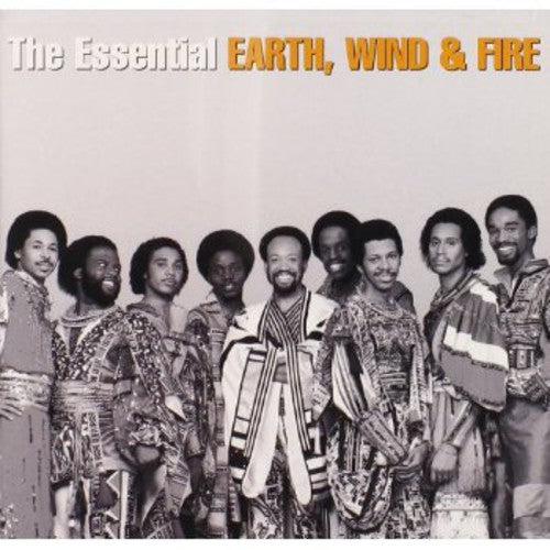the album cover for Earth, Wind & Fire - Essential Earth Wind & Fire