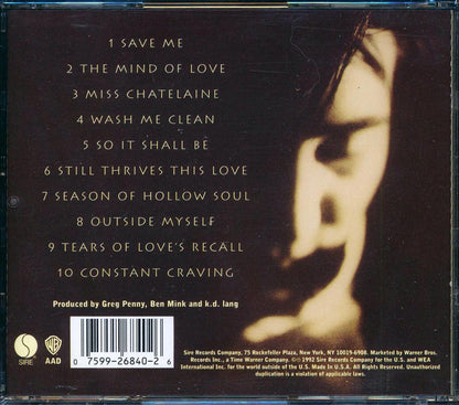 KD Lang - Ingenue Music CD