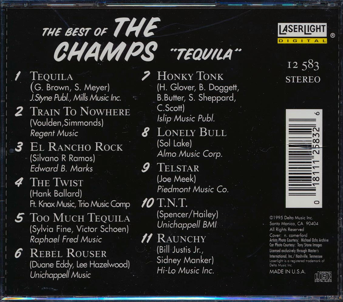 The Champs - The Best Of The Champs: Tequila Music CD