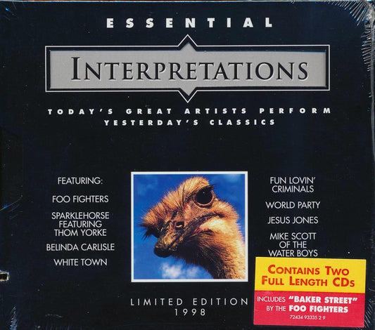 Foo Fighters Belinda Carlisle Sparklehorse Etc Essential Interpretations Today's Great Artists Perform Yesterday's Classics 22 tracks ltd ed 2xCD incl large booklet marked/ltd stock Music CD