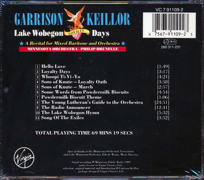 Garrison Keillor - Lake Wobegon Loyalty Days Music CD