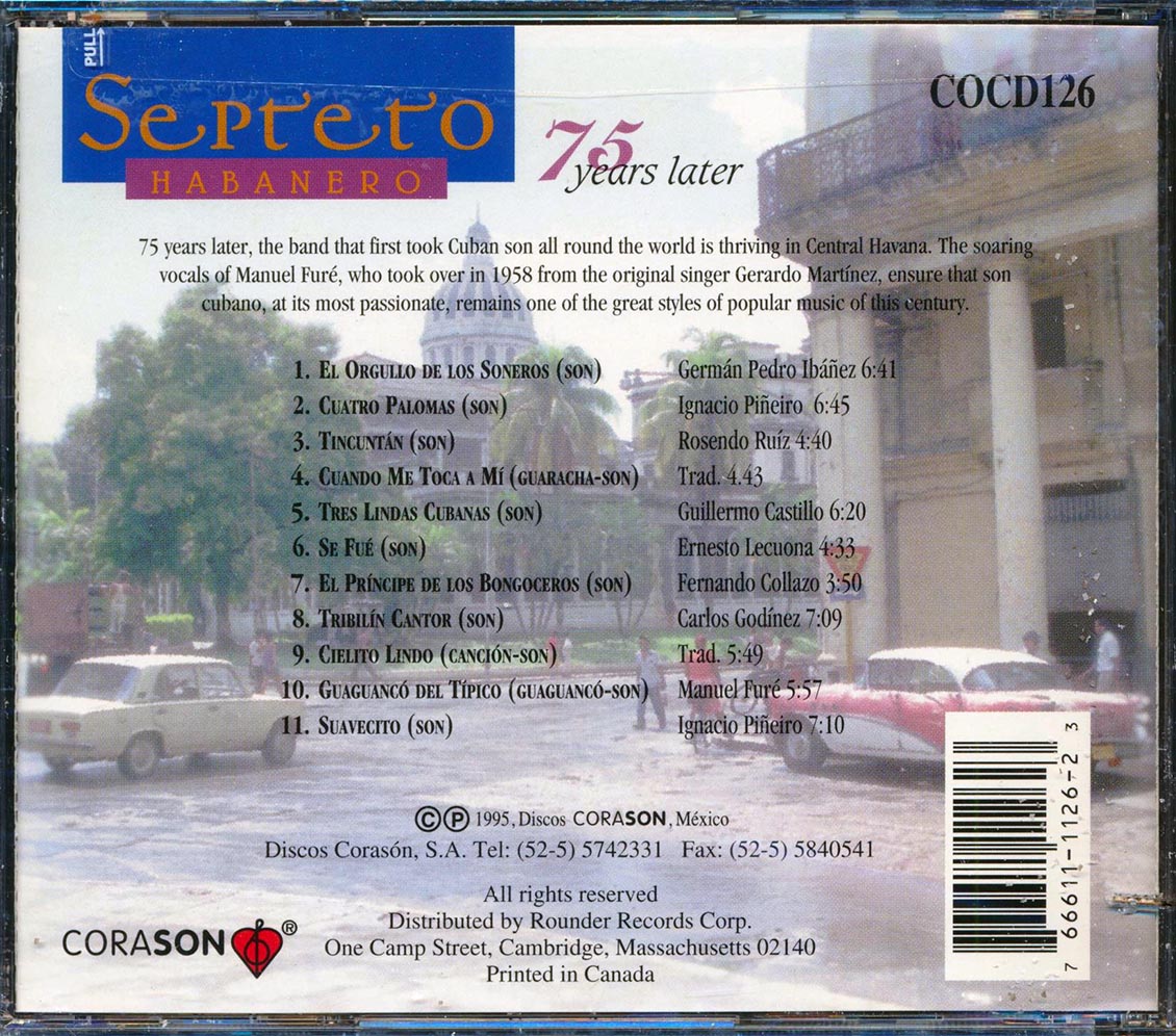 Septeto Habanero - 75 Years Later (marked/ltd stock) Music CD