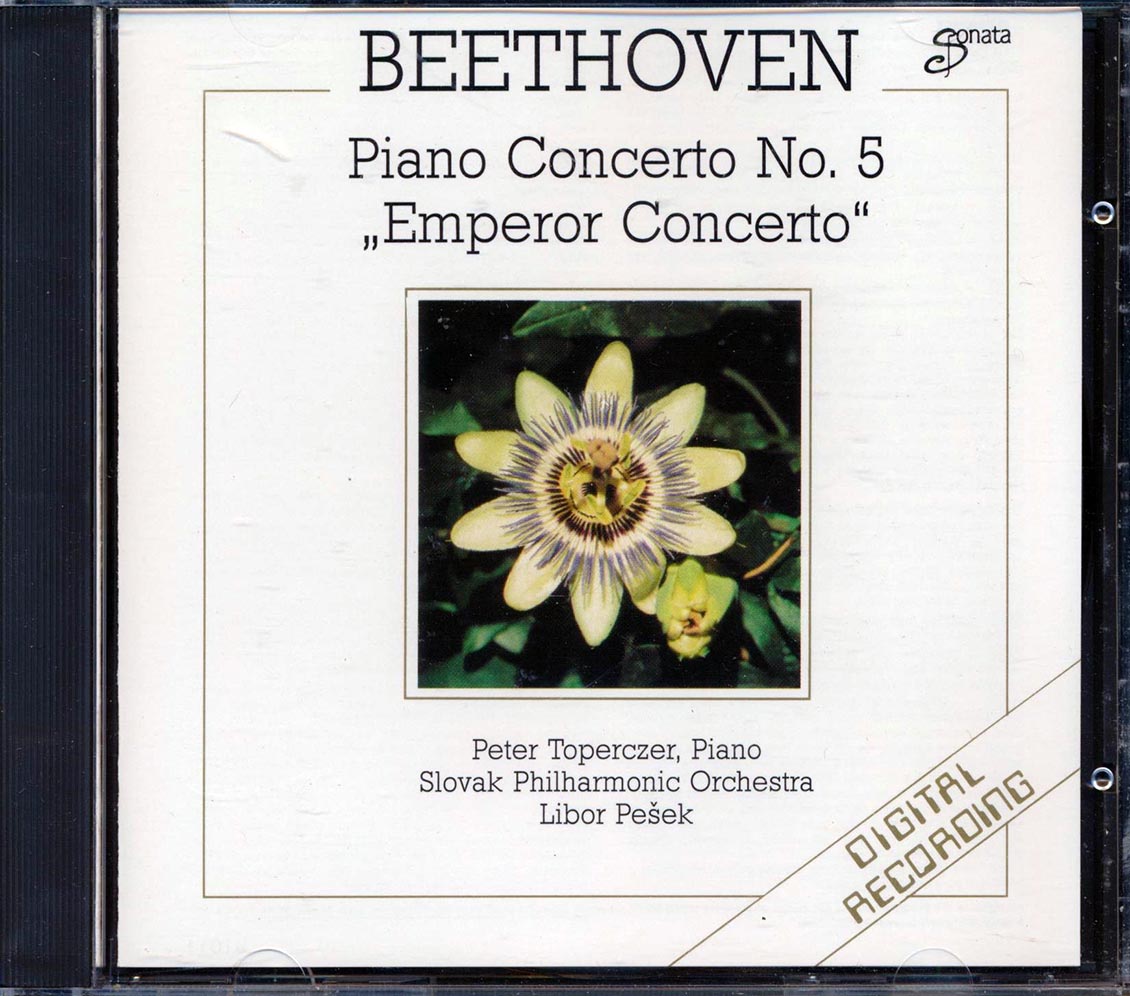 Beethoven - Piano Concerto No. 5 Emperor Concerto: Sloval Philharmonic Orchestra, Libor Pesek Music CD