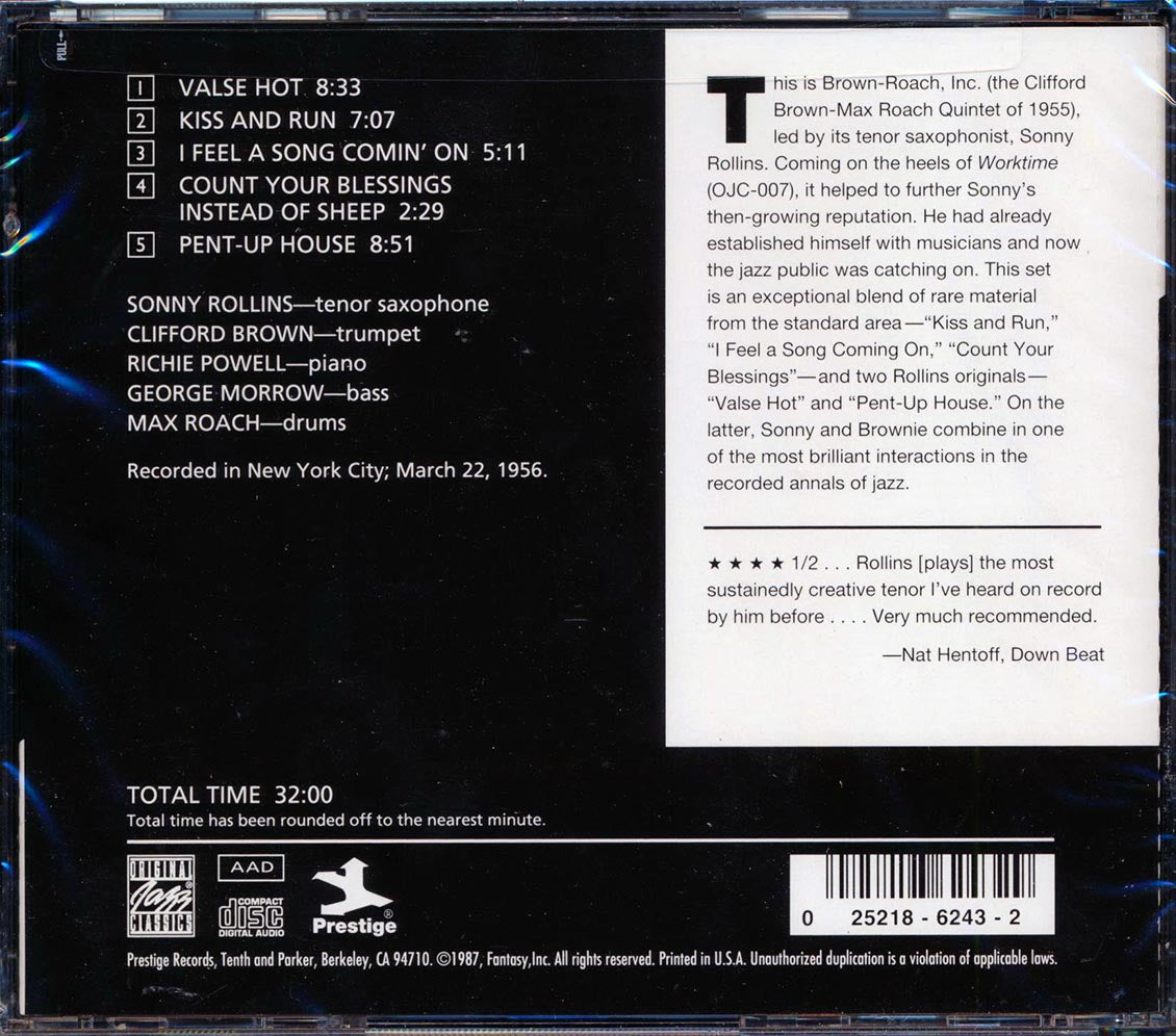 Sonny Rollins - Plus 4 Music CD