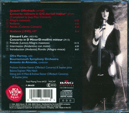 Offenbach, Lalo, Ofra Harnoy, Bournemouth Symphony Orchestra, Antonio De Almeida - Concerto Militaire / Andante Concert In D Minor Music CD