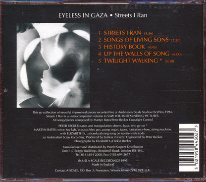Eyeglass In Gaza - Streets I Ran Music CD